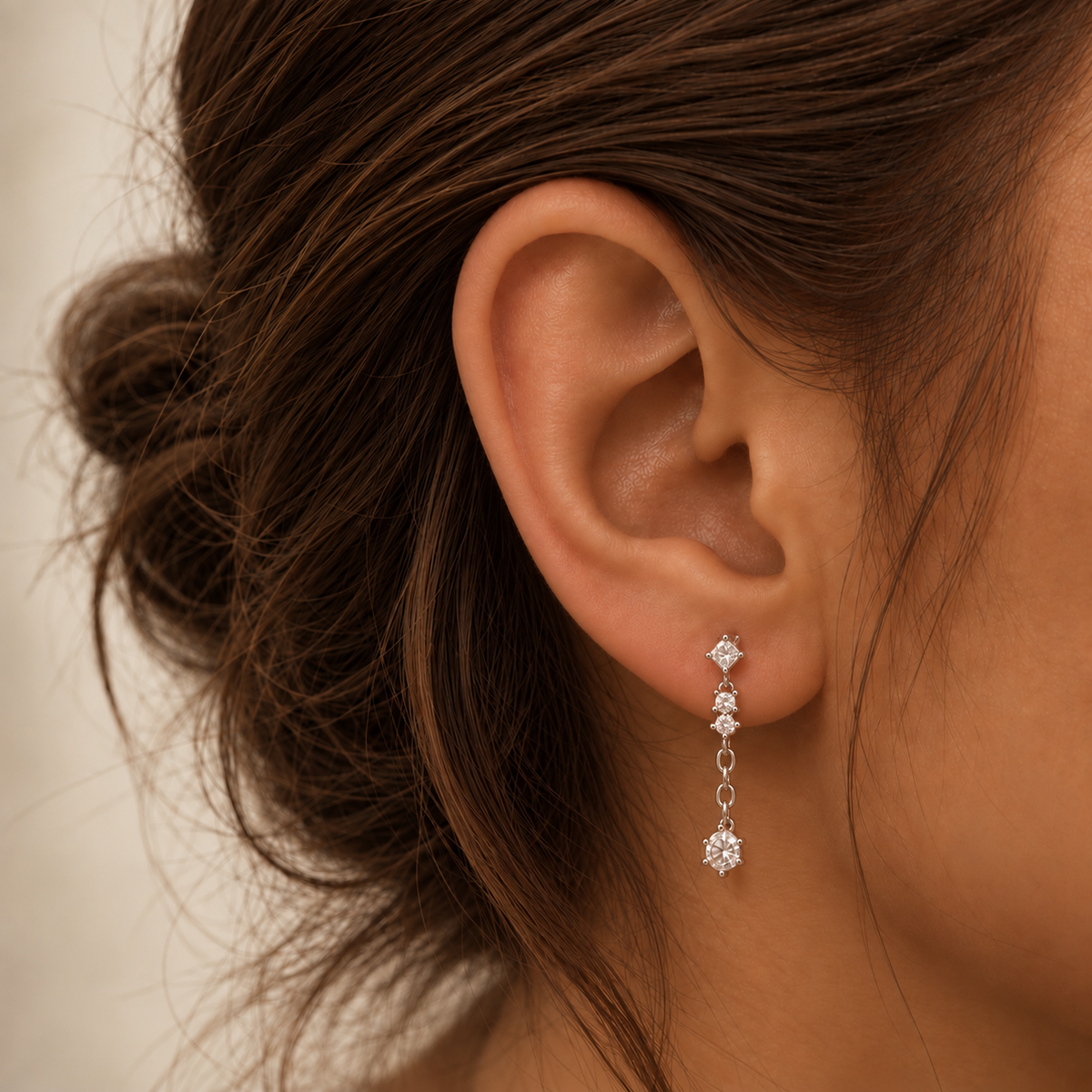 Twinkle Silver Earring