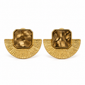 Halo Brown Earrings