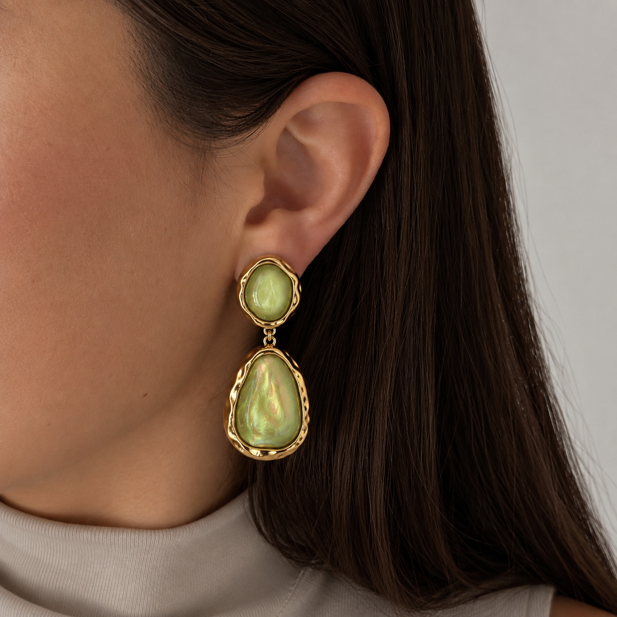 Lime Earrings