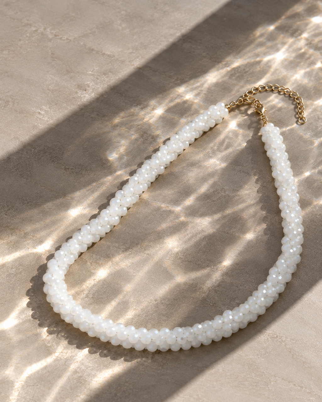 Snowy Crystal Necklace