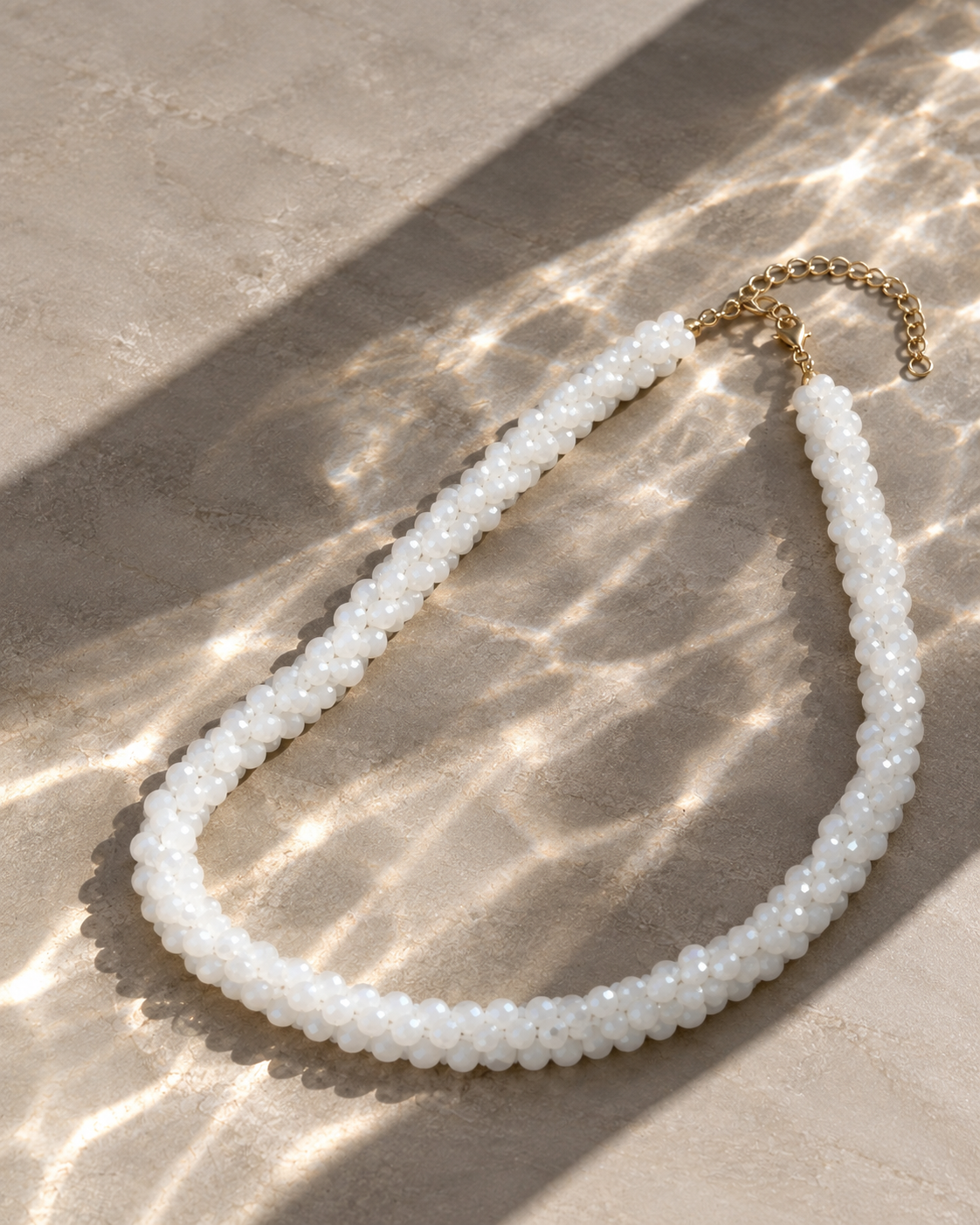 Snowy Crystal Necklace