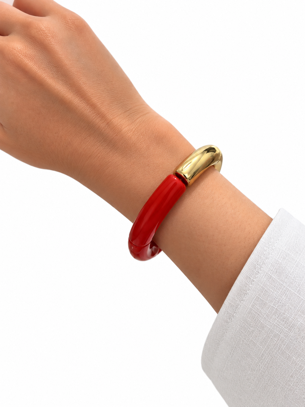 Reddish Half & Half Bangle