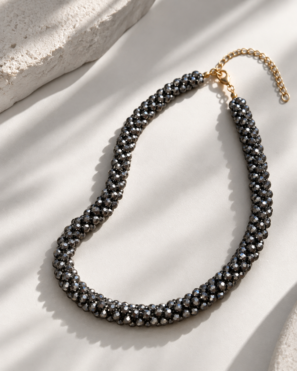 Noir Crystal Necklace
