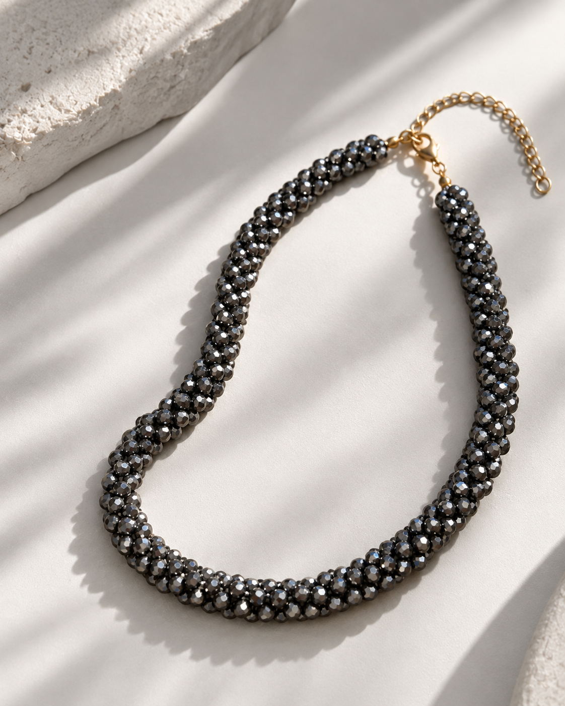 Noir Crystal Necklace