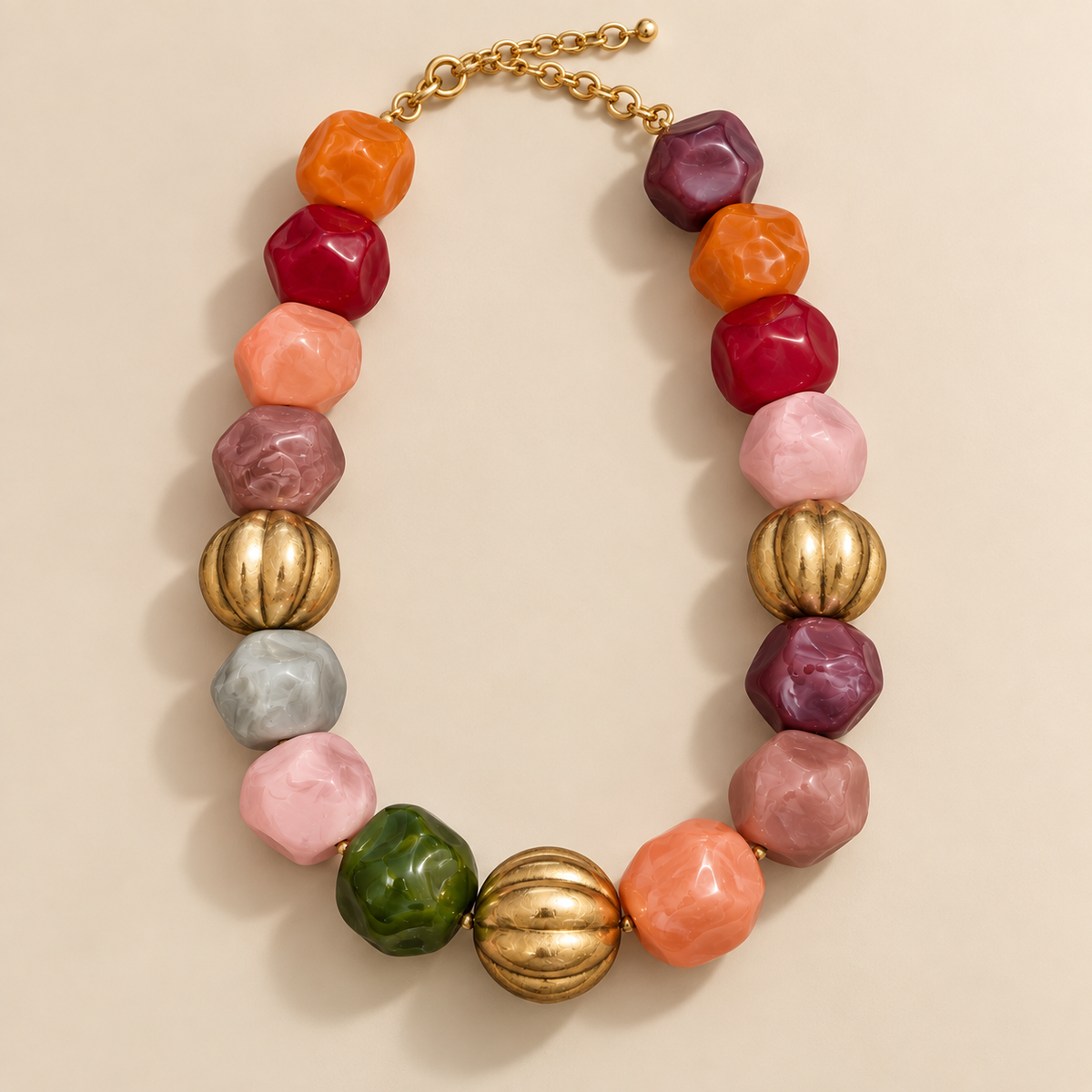 Mosaic Chunky Necklace