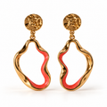 Neon Wave Earrings