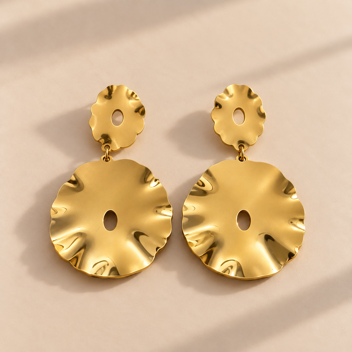 Wavy Halo Earrings