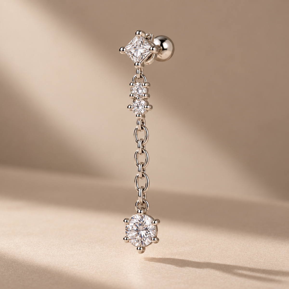 Twinkle Silver Earring