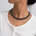 Noir Crystal Necklace