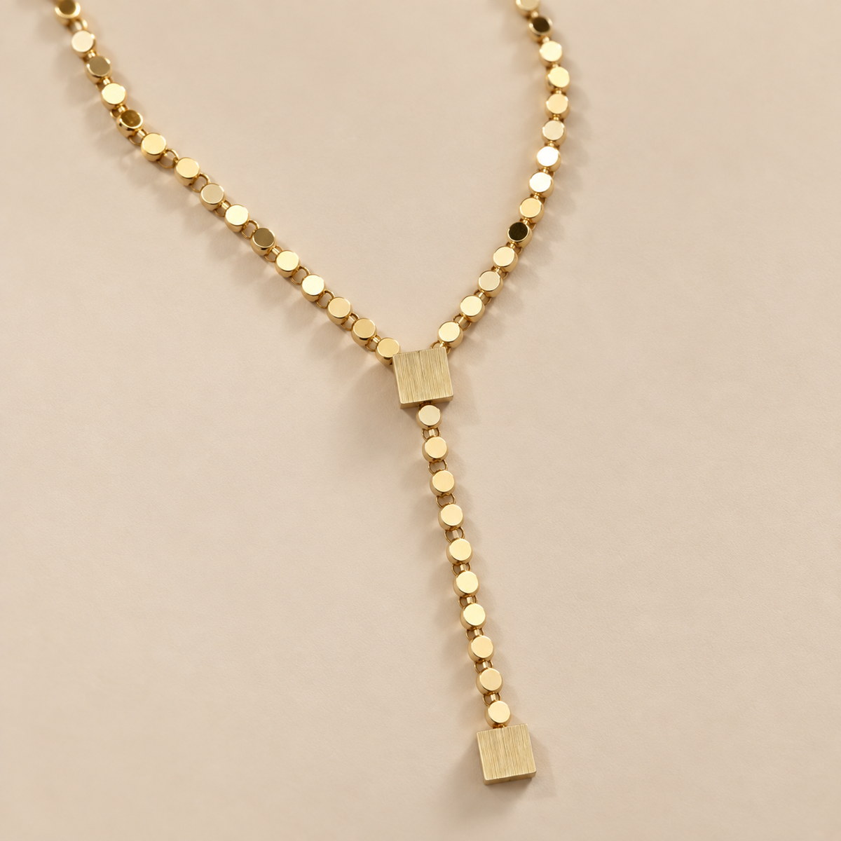 Y-line Square Necklace