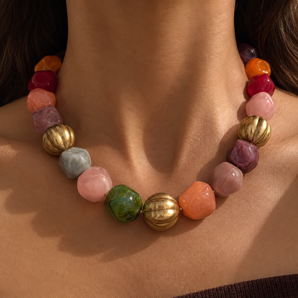 Mosaic Chunky Necklace
