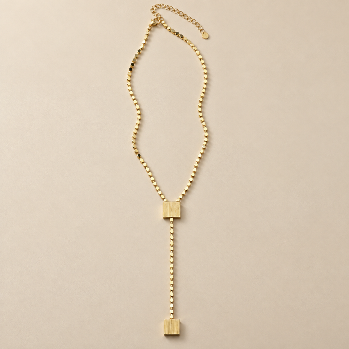 Y-line Square Necklace