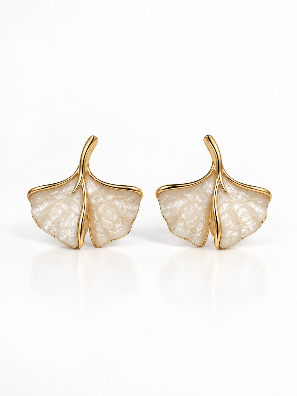 Golden Leaf Earrings