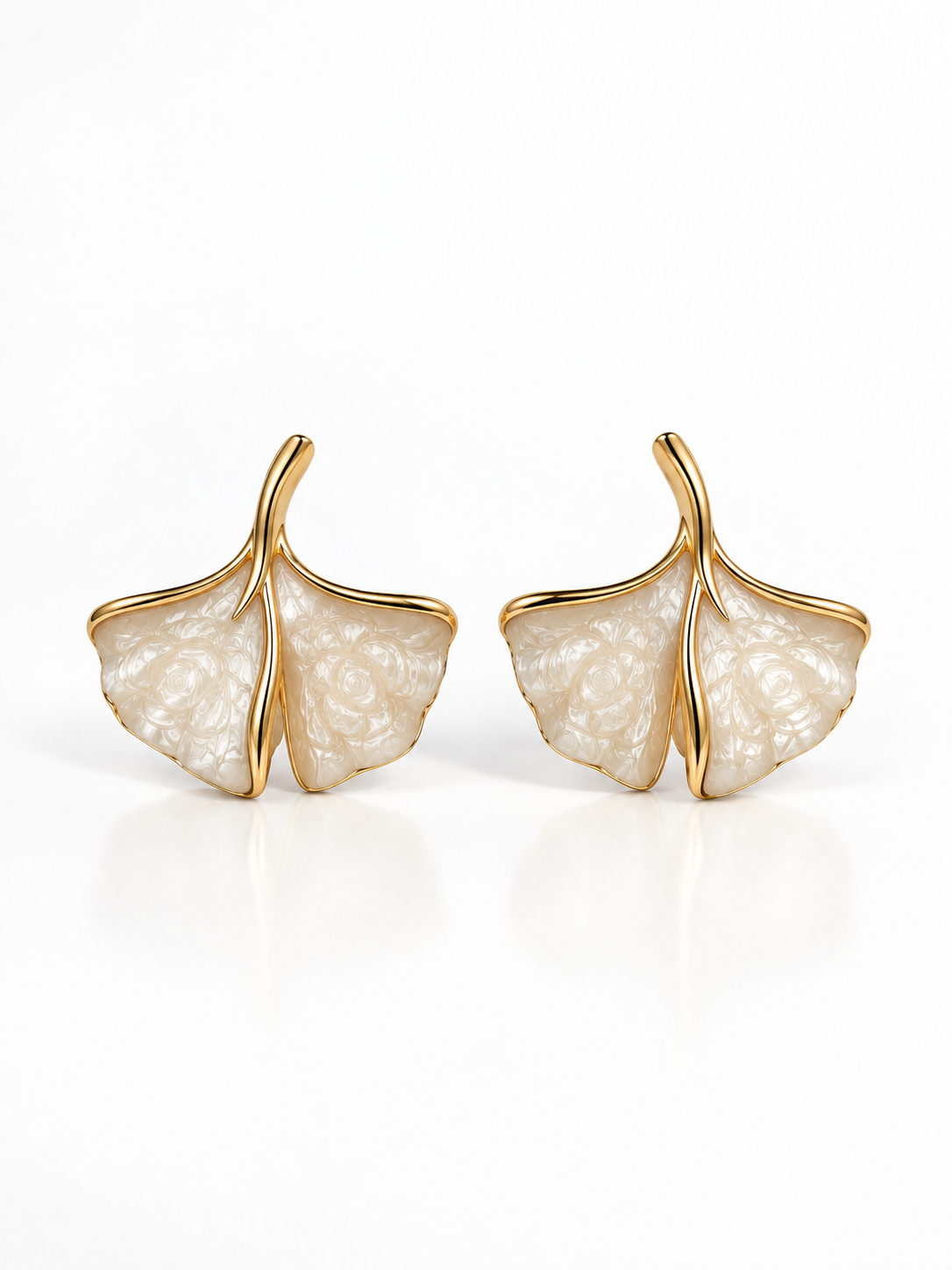 Golden Leaf Earrings