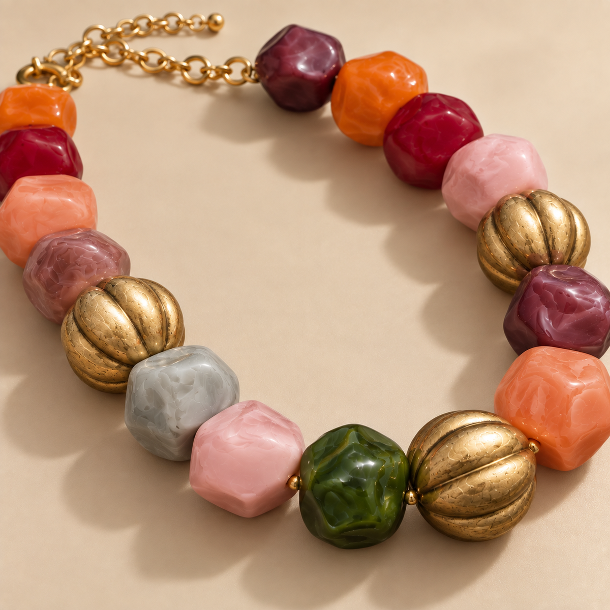 Mosaic Chunky Necklace