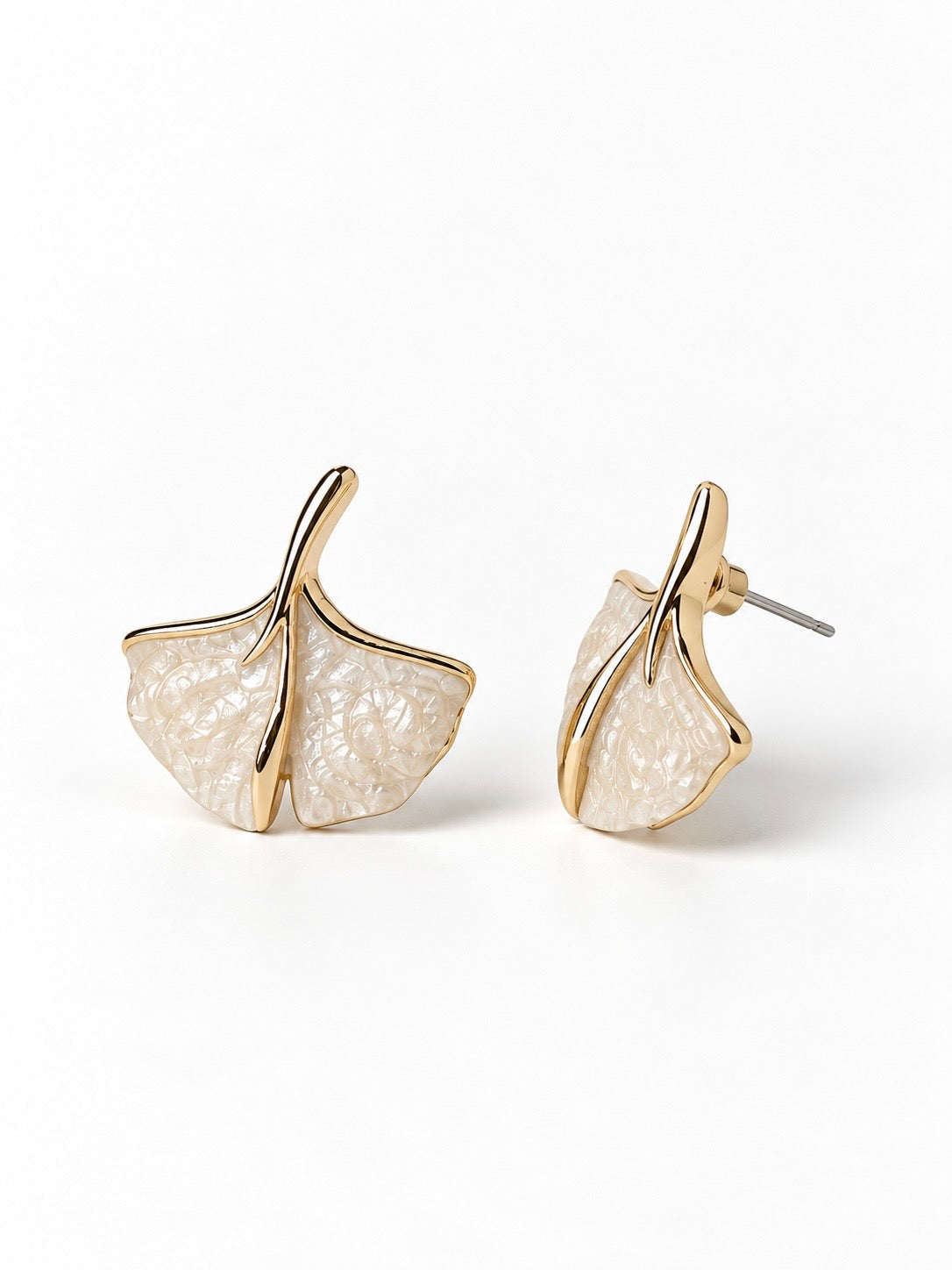 Golden Leaf Earrings