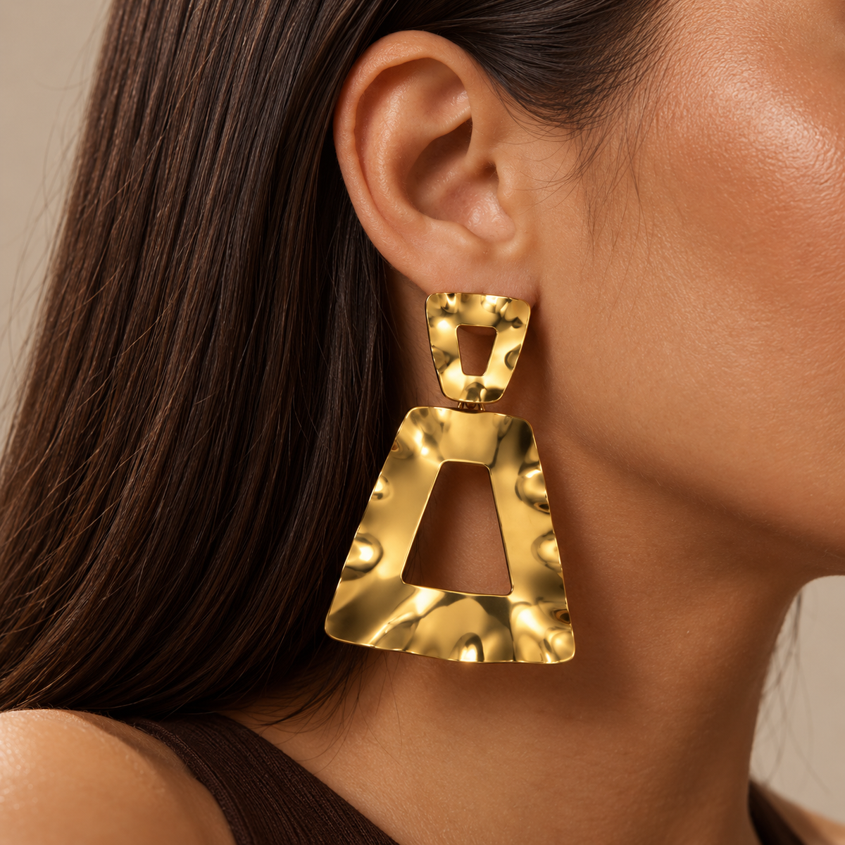 Molten Frame Earrings